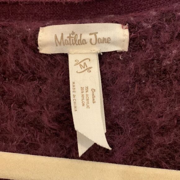 Matilda Jane size medium open front pocketed cardigan - Picture 3 of 5